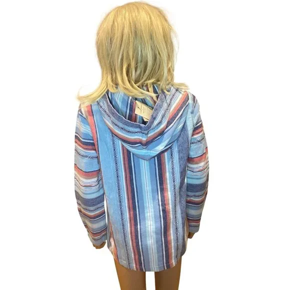 NWT Faherty Baja Sierra Paradise Hooded Pullover Top Tunic W's S $158 Organic - Picture 7 of 17
